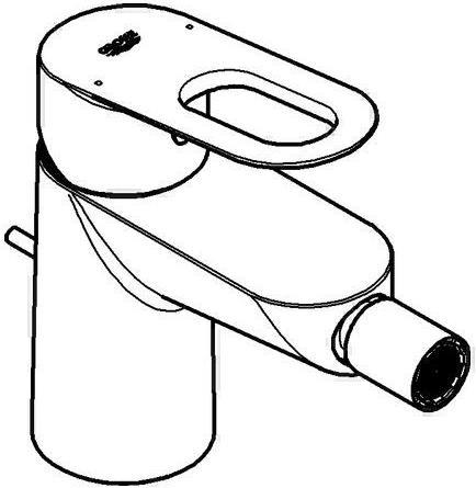 Immagine prodotto Grohe Miscelatore monocomando per bidet BauLoop da 1/2 pollice cromato