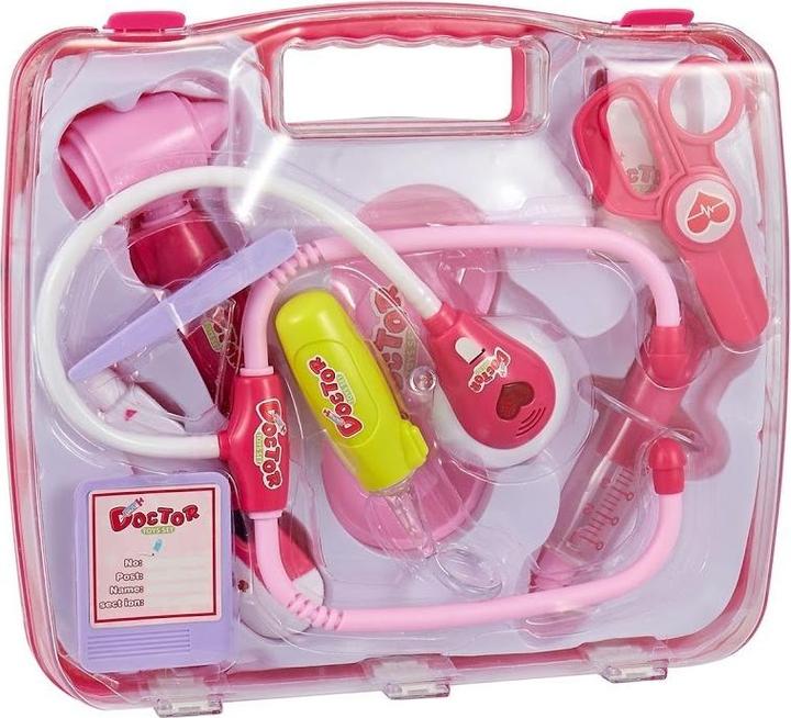 Askato Medical kit with batteries - pink