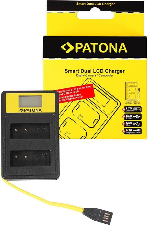 Patona Charger Smart Dual LCD USB Panasonic DMW-BLG10 (Charger)