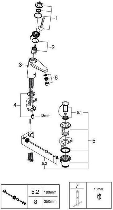 Image du produit Grohe Mitigeur thermostatique EURODISC JOY 1/2 pouce, S-Size chromé