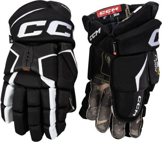 CCM Tacks AS-V Pro SR Hockeyhandschuhe (13"/33 cm, Bela/temno modra (navy)) (13)