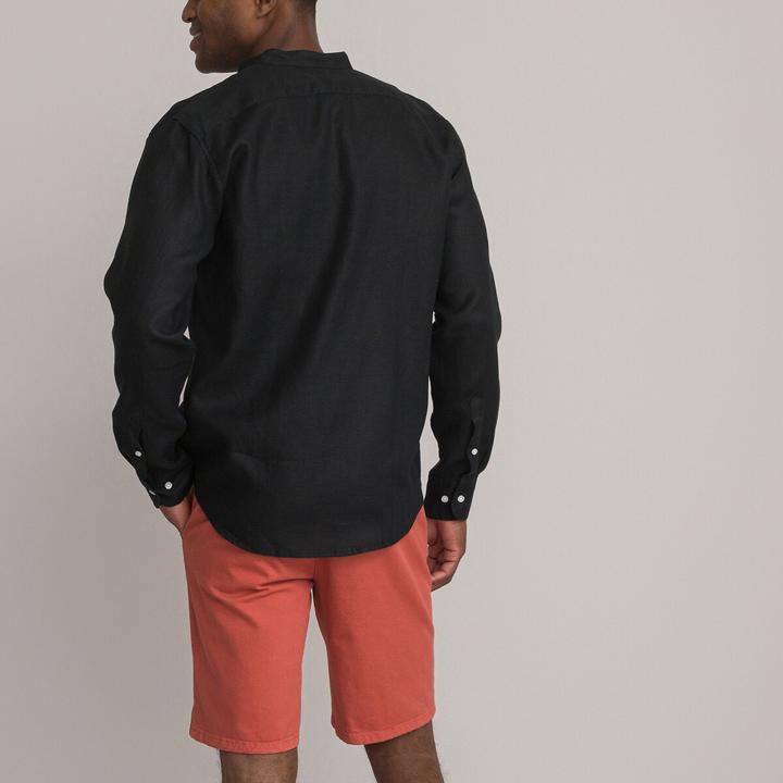 Produktbild La Redoute Collections Langärmeliges Hemd mit Stehkragen (XL)