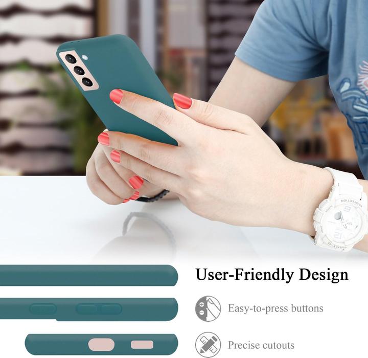 Productafbeelding Cadorabo TPU Vloeibaar Silicone Hoesje (Samsung Galaxy S22 Ultra)