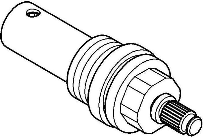 Produktbild Grohe Oberteil f Eurotec/Egatec 1/2" chr