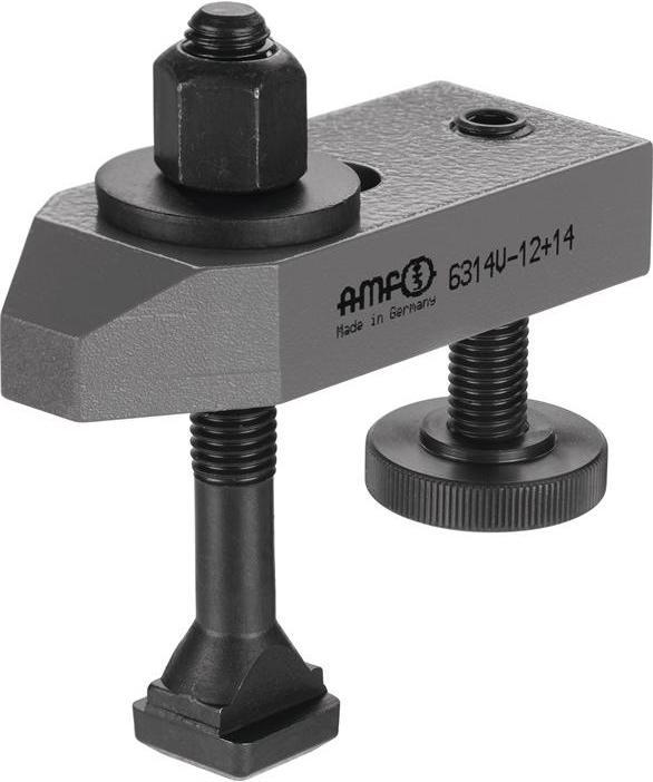 Amf Clamping bar no. 6314V for T-slot 22 mm Clamping height 19 - 105 mm Clamping screw M20 x 22 x 200 mm