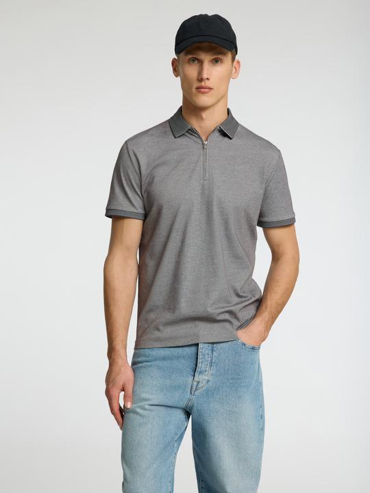 Actual product image Selected Homme Slhfave Zip Ss Polo Noos (S)