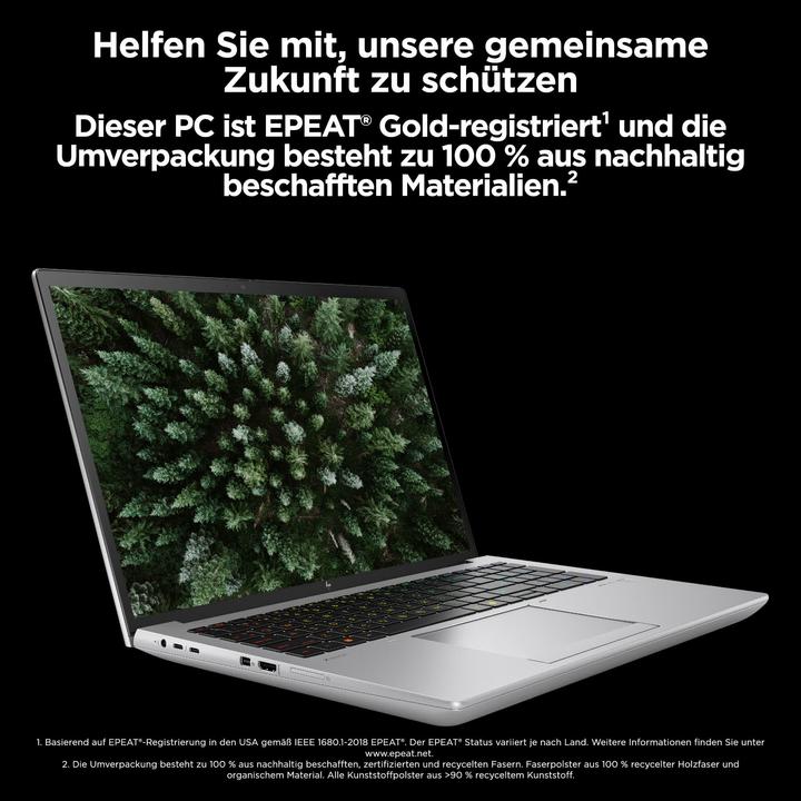 Actual product image HP ZBook Fury 16 G11 Intel Core i9-14900HX 40.64cm 16inch WUXGA 64GB 1TB/SSD NVIDIA RTX 2000 8GB W11 (16", Intel Core i9-14900HX, 64 GB, 1000 GB, DE)
