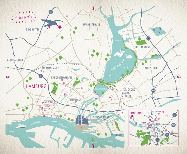 Immagine prodotto Glücksorte in Hamburg (Tedesco, Cornelius Hartz, 2023)