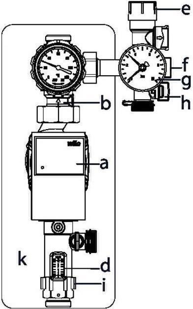 Image du produit Oventrop Station de transfert OV Regusol PH-130 DN 25 Wilo-Yonos PARA 25/7 PWM