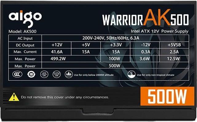 Produktbild Darkflash Tech 500W Darkflash Power Supply (AK500) (500 W)