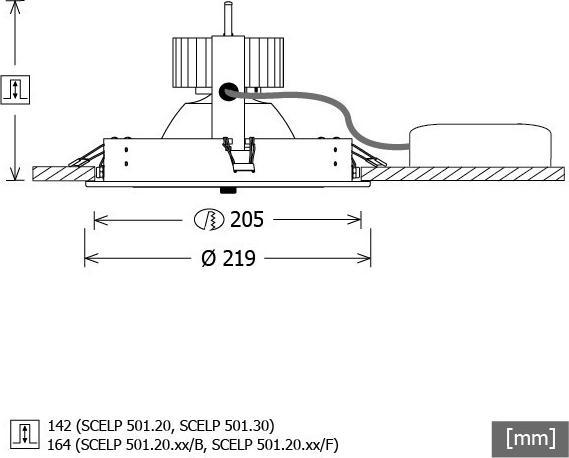 Immagine prodotto LTS Faretto da incasso a LED (2890 lm)