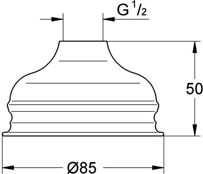 Immagine prodotto Grohe Soffione RELEXA BASIC 85 d= 85mm chr (1 Tipi di raggi, 95 l/min)