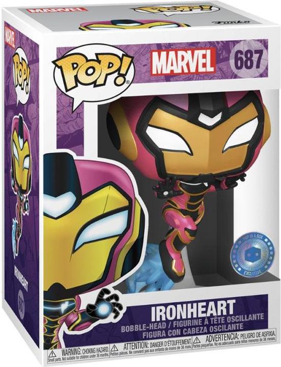 Immagine prodotto Funko POP! Marvel Ironheart, un'esclusiva pop in scatola
