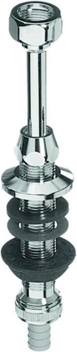 Schell Flush fitting 1/2inchx12mm adjustment range up to 70mm ch chrome