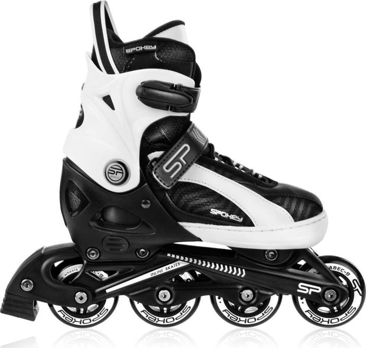 Produktbild Spokey Schlittschuhe Ori Jr, schwarz-weiss - 33-36 (33, 34, 35, 36)