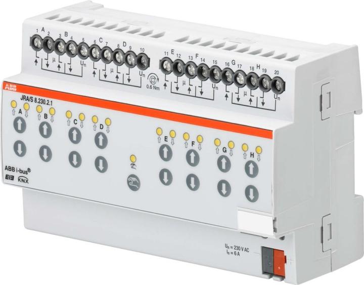 Actual product image ABB STOTZ-KONTAKT 2CDG110122R0011 Smart home actuator shutter/blind DIN rail mounted 8 channels (Shutter actuator)