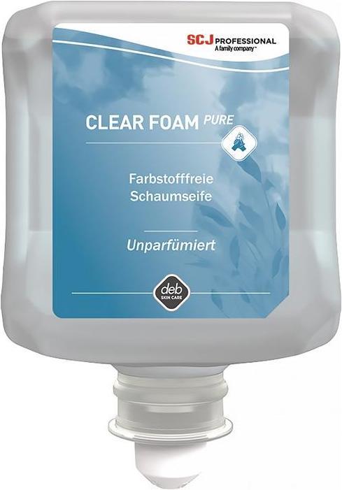 Produktbild Stoko Schaumseife Clear FOAM Pure 1 l passend für 4707 020 186 ohne Duft-/Farbstoffe (Flüssigseife, 1000 ml)