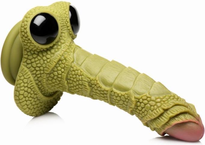 Produktbild Creature Cocks Swamp Monster Scaly Silicone Dildo - Black