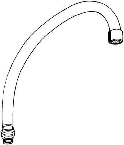 Actual product image Grohe HU outlet COSTA Ausldg 185mm 5 pieces chr