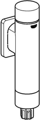 Image du produit Grohe Rinceur à pression RONDO A.S. p WC 3/4 pouce intégré pré-verrouillage chromé