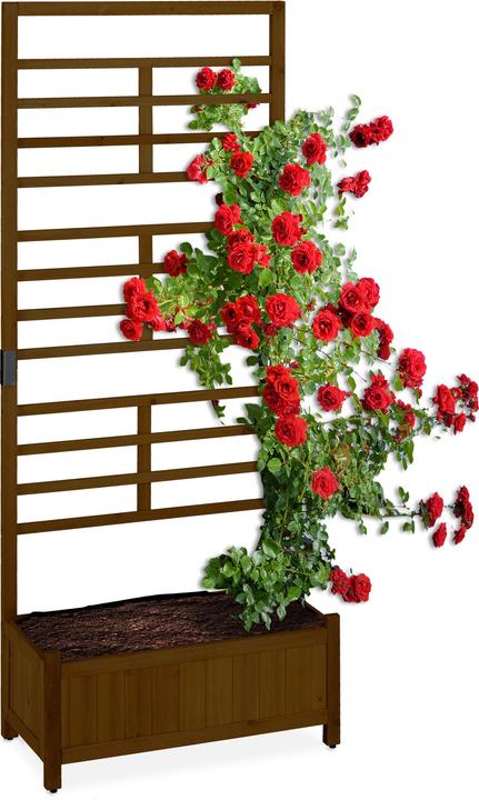 Actual product image Relaxdays Planter Box Trellis Wall (71.50 cm)