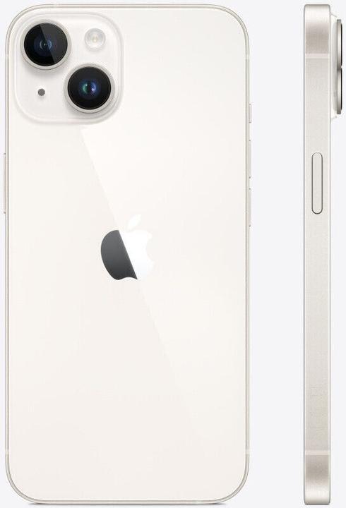 Produktbild Re!commerce iPhone 14 (128 GB, Starlight, Weiss, 6.10", 12 Mpx, B / Sehr gut)