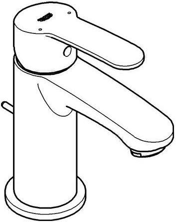 Produktbild Grohe EH-WTbatt EUROSTYLE C 1/2Zoll, S-Size chrom