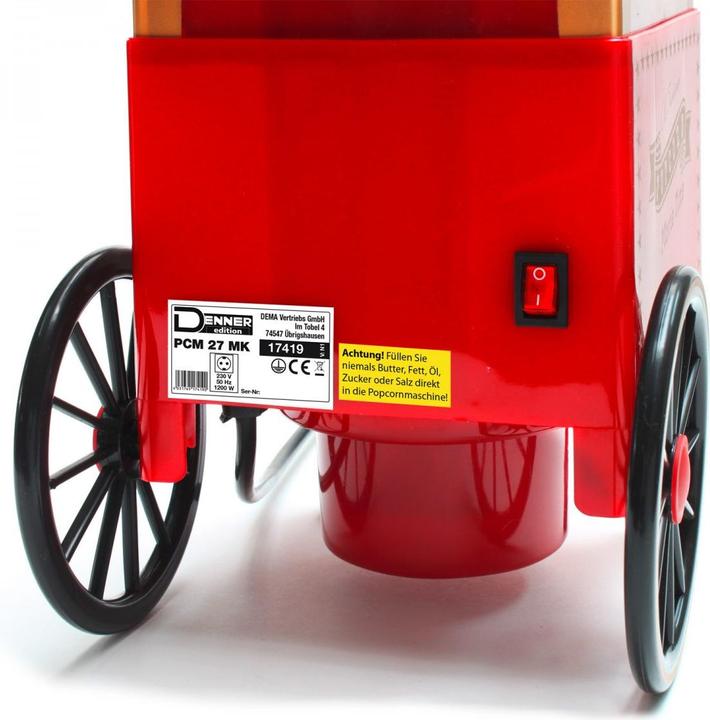 Image du produit Dema Machine à pop-corn Popcornmaker 'Nostalgie
