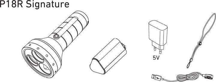 Produktbild Ledlenser P18R Signature (17.10 cm, 4500 lm)