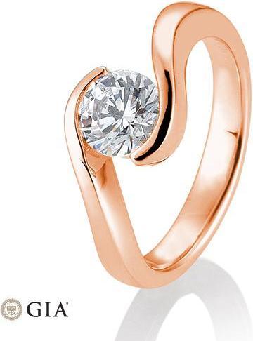 Produktbild Breuning Ring Schwung 0,80-1,50 ct. (58, 585/14 K Gold)