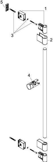 Immagine prodotto hansgrohe Binario doccia Unica Varia 72 cm