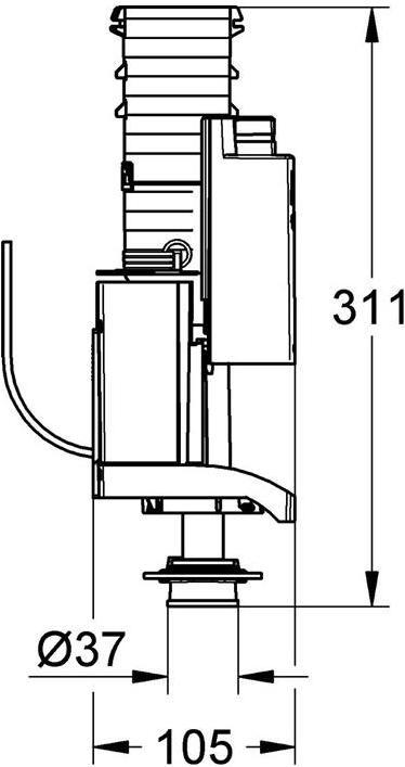Immagine prodotto Grohe Valvola di scarico AV1 m estensione
