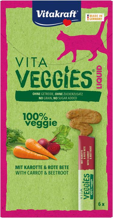 Actual product image Vitakraft Veggies Liquid Carrot 6x15g (58733) (Senior, Adult, Junior, 6 pcs., 90 g)