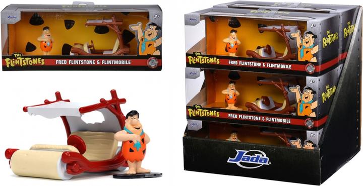 Actual product image Jada 253253002 -The Flintstones Family car con personaggio - scala 1:32
