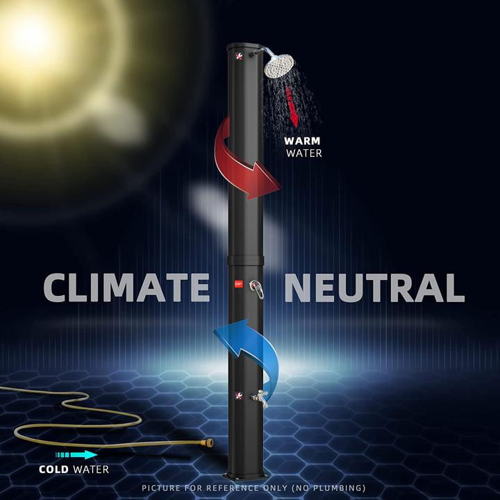 Actual product image CCLife Solar Shower 35L, Black