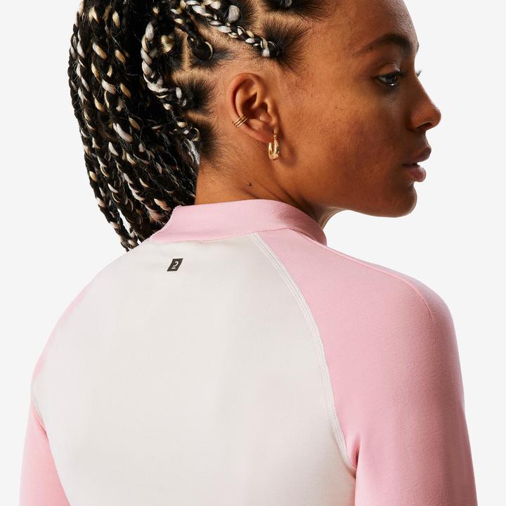 Produktbild Wedze Skiunterwäsche Funktionsshirt Damen - BL500 beige/rosa (L)