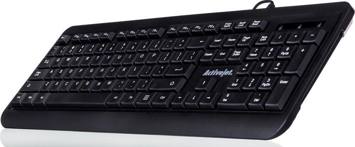 Produktbild Activejet USB-Tastatur K-3807S (Eng. Int., Kabelgebunden)