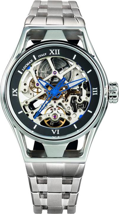 Produktbild Locman Italy Herrenuhr Montecristo Skeleton Automatik Ref. 0538 (Analoguhr, 42 mm)
