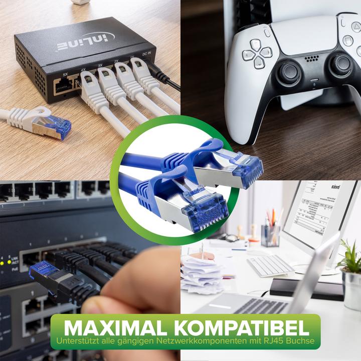 Actual product image InLine Patchkabel (S/FTP, CAT6a, 5 m)