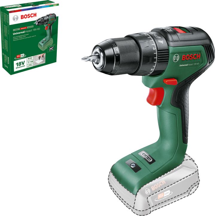 Produktbild Bosch Home & Garden UniversalImpact 18V-60 (Akkubetrieb)