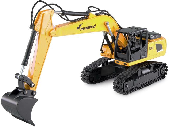 Actual product image Amewi 2-in-1 low loader/excavator set G836E/G041E 1:24 RTR (RTR Ready-to-Run)