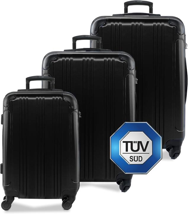 Produktbild Fergé 3-teiliges Kofferset QUÉBEC (Handgepäck (bis 50l), M (50 - 90l), L (90 - 115l))