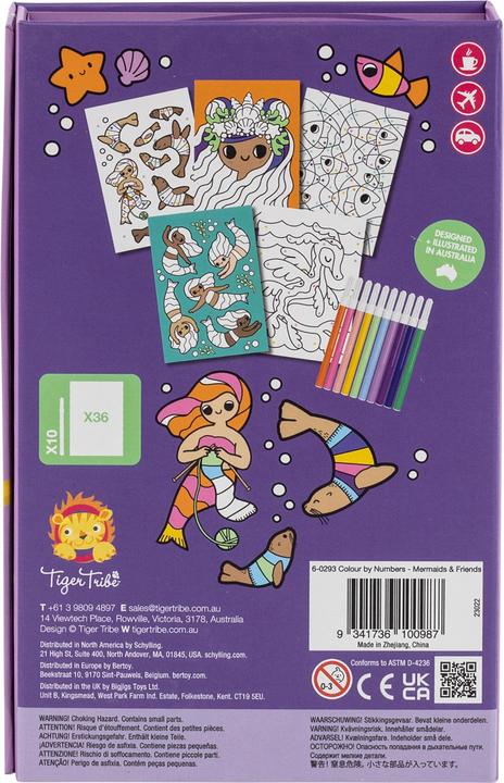 Actual product image Selecta Spielzeug Malen nach Zahlen - Meerjungfrauen und Freunde