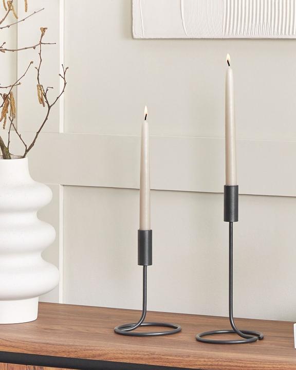 Image du produit Beliani Chandeliers en fer noir (set de 2) BUNYU