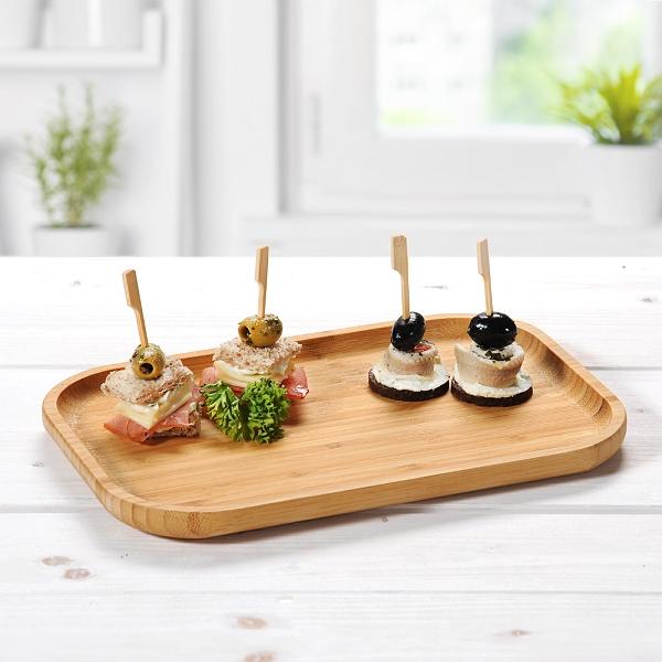 Actual product image Kesper 58160 Classic serving tray rectangle wood