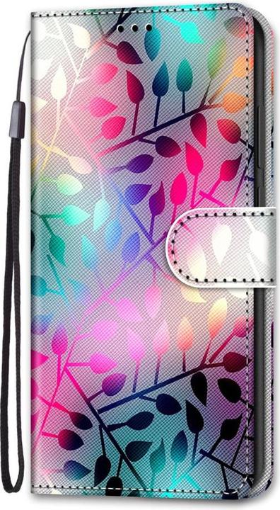 Actual product image Cover-Discount iPhone 13 mini - leather case cover leaves (Apple iPhone 13 mini)