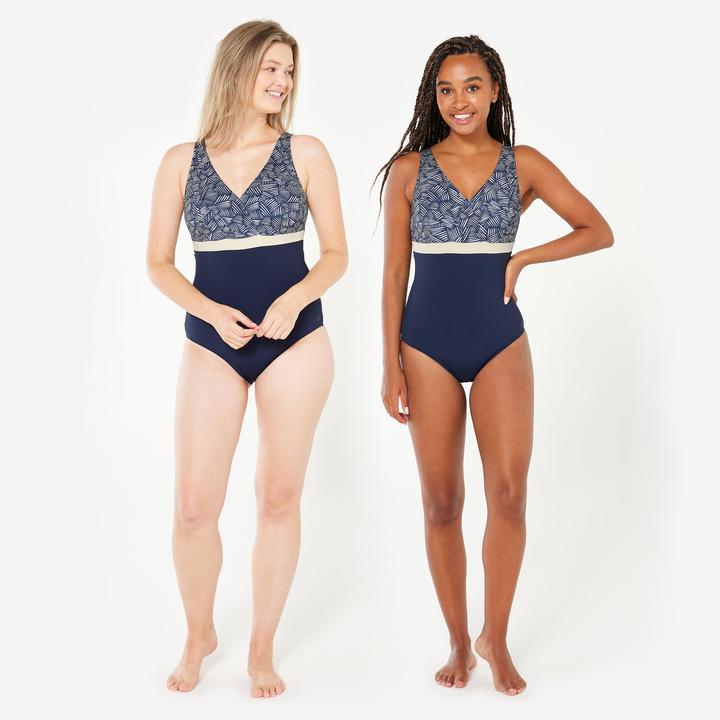 Produktbild Nabaiji Badeanzug Damen grosse Oberweite - Mia All Mini blau (40, 42)