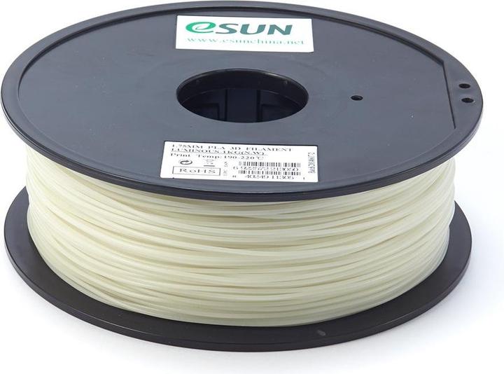 Immagine prodotto eSUN Filamento PLA verde fosforescente da 1,75 mm 1000g (PLA+, 1.75 mm, 1000 g, Verde)