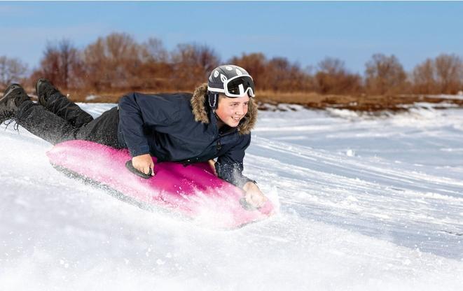 Produktbild Mica Bodyboard für Wasser und Schnee - pink