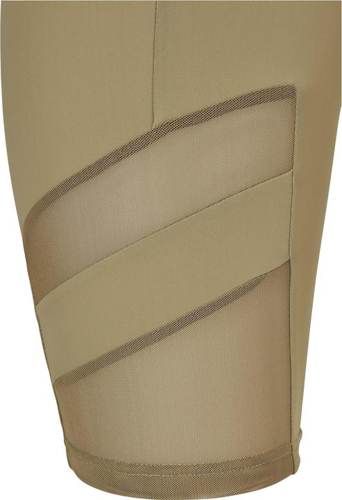 Immagine prodotto Urban Classics Pantaloncini da ciclismo a vita alta in rete da donna - 12486 (L)